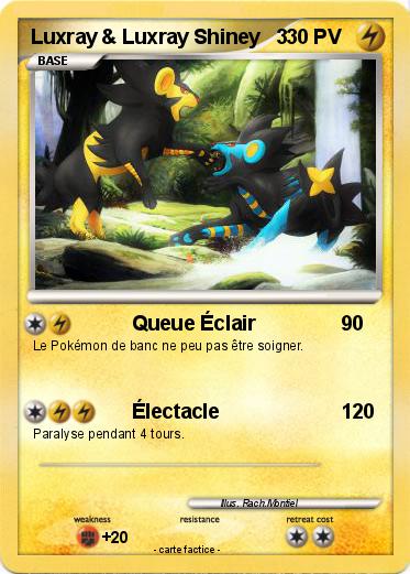 Pokemon Luxray & Luxray Shiney   3