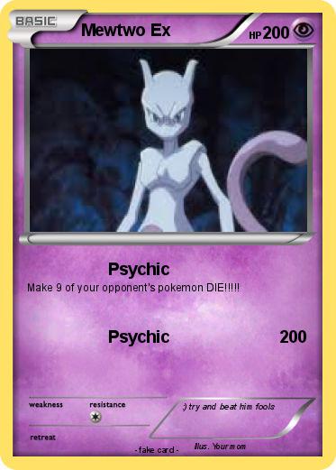Pokemon Mewtwo Ex