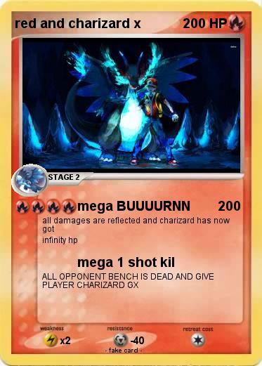 Pokemon red and charizard x