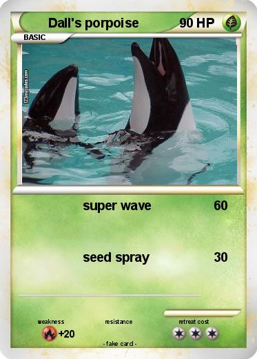 Pokemon Dall's porpoise