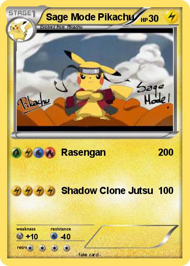 Pokemon Sage Mode Pikachu