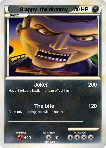 Pokemon Slappy  the dummy