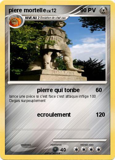 Pokemon piere mortelle