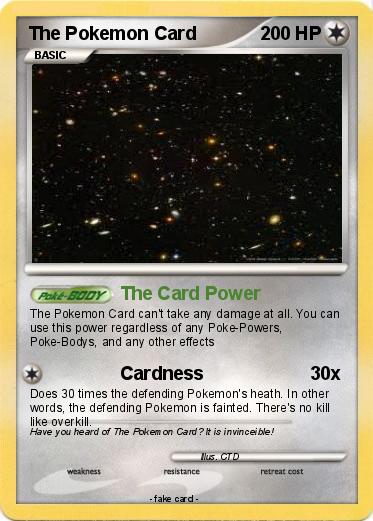 Pokemon The Pokemon Card