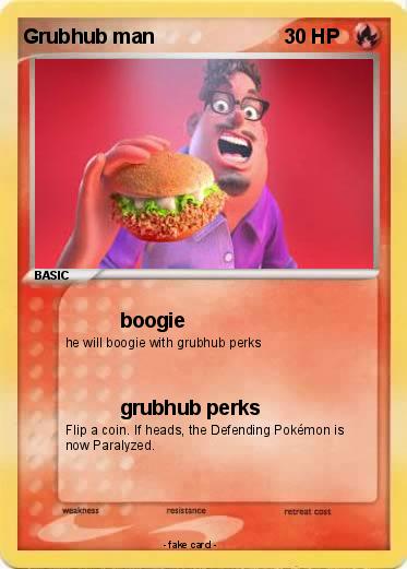 Pokemon Grubhub man