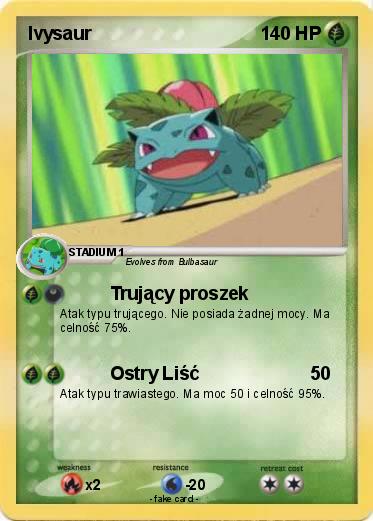 Pokemon Ivysaur