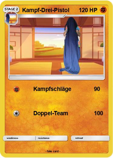 Pokemon Kampf-Drei-Pistol