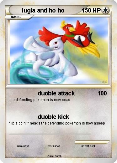 Pokemon lugia and ho ho
