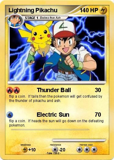 Pokemon Lightning Pikachu