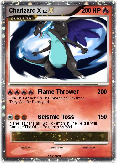Pokemon Charizard X