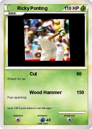 Pokemon Ricky Ponting