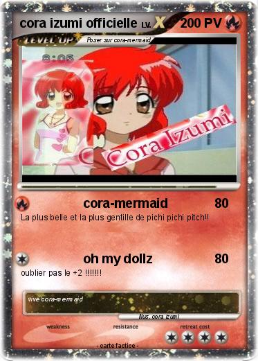 Pokemon cora izumi officielle