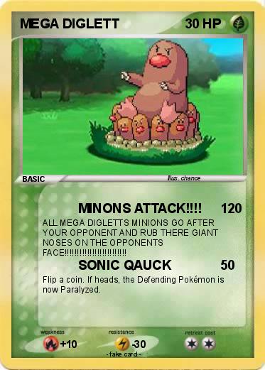 Pokemon MEGA DIGLETT