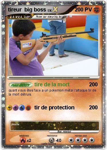 Pokemon tireur  big boss