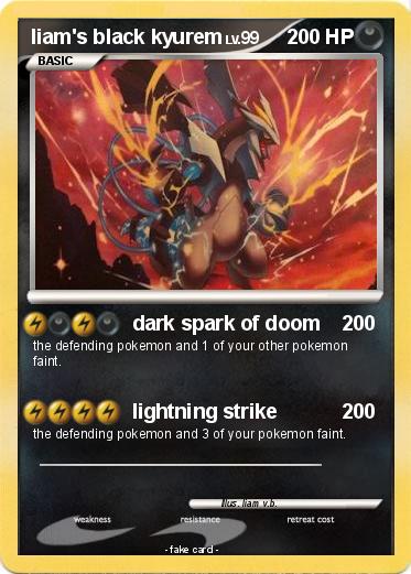 Pokemon liam's black kyurem