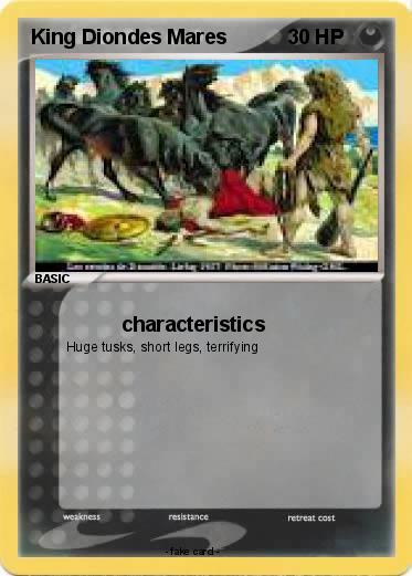 Pokemon King Diondes Mares