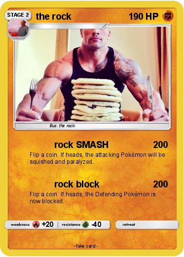 Pokemon the rock