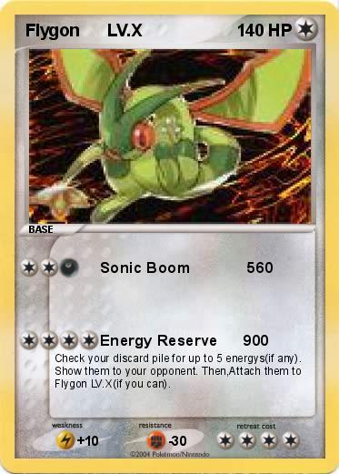 Pokemon Flygon      LV.X