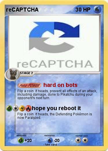Pokemon reCAPTCHA