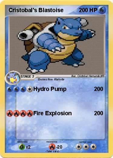 Pokemon Cristobal's Blastoise