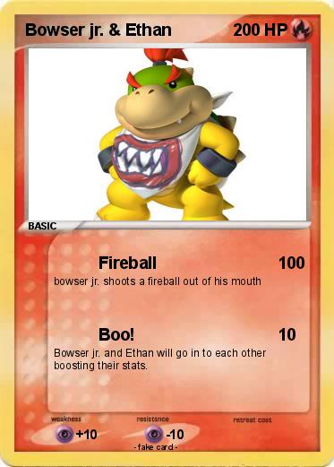 Pokemon Bowser jr. & Ethan