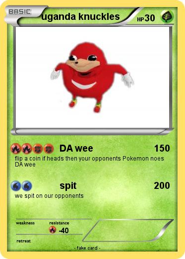 Pokemon uganda knuckles