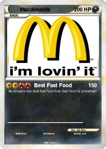 Pokemon Macdonalds