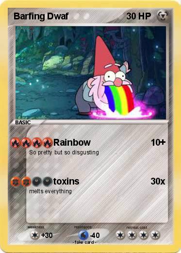 Pokemon Barfing Dwaf