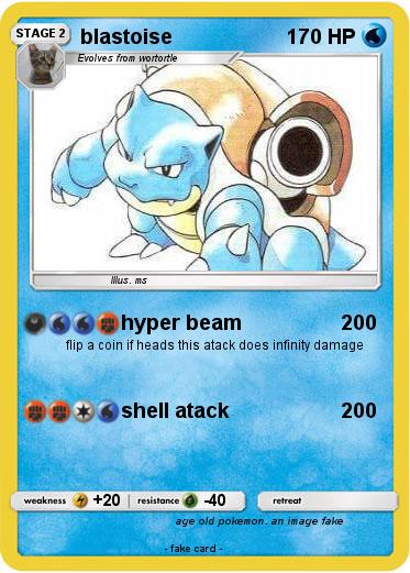 Pokemon blastoise