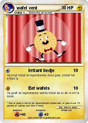 Pokemon wafel vent