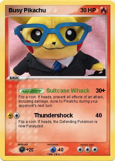 Pokemon Busy Pikachu