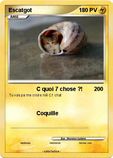 Pokemon Escatgot