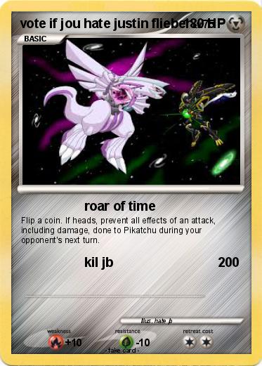Pokemon vote if jou hate justin flieber