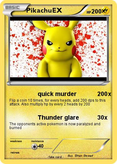 Pokemon PikachuEX                     x