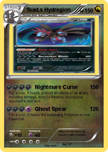 Pokemon Toad,s Hydregion