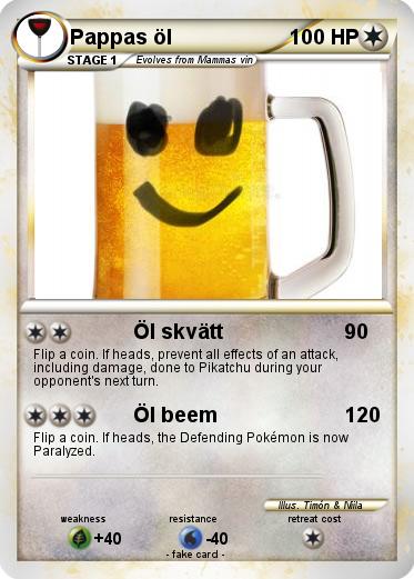 Pokemon Pappas öl
