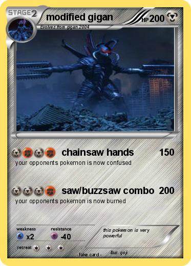 Pokemon modified gigan