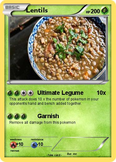 Pokemon Lentils