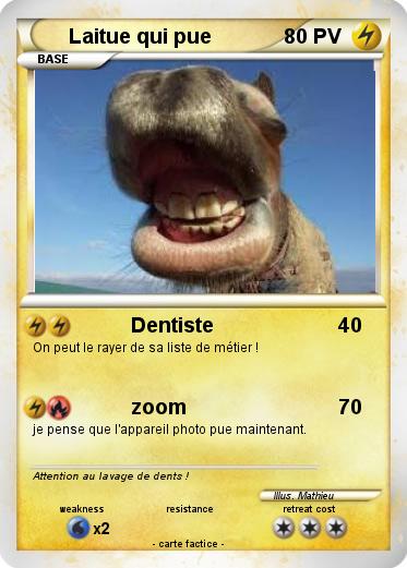 Pokemon Laitue qui pue