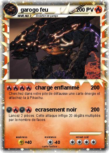 Pokemon garogo feu
