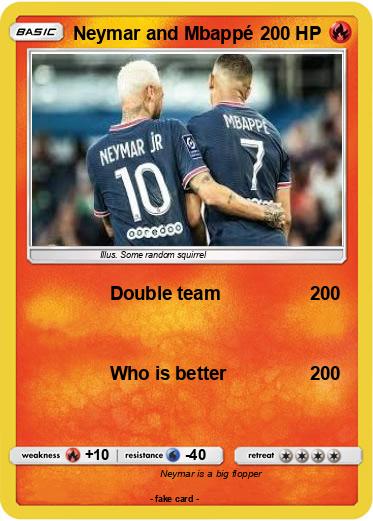 Pokemon Neymar and Mbappé