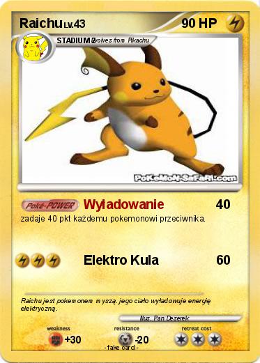 Pokemon Raichu