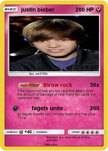 Pokemon justin bieber