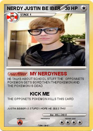 Pokemon NERDY JUSTIN BE IBER