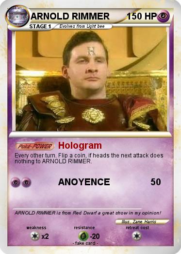 Pokemon ARNOLD RIMMER