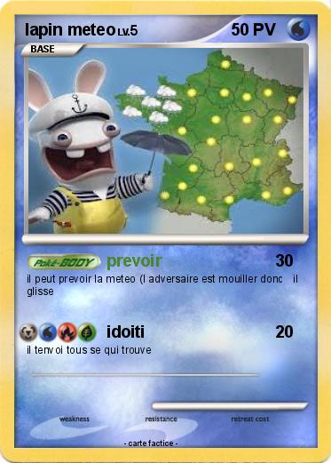 Pokemon lapin meteo