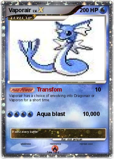 Pokemon Vaporair