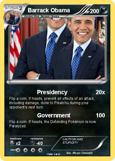 Pokemon Barrack Obama