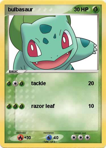 Pokemon bulbasaur