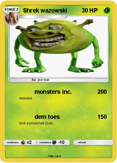 Pokemon Shrek wazowski
